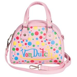 Von Dutch Polka Dot Bowling bag